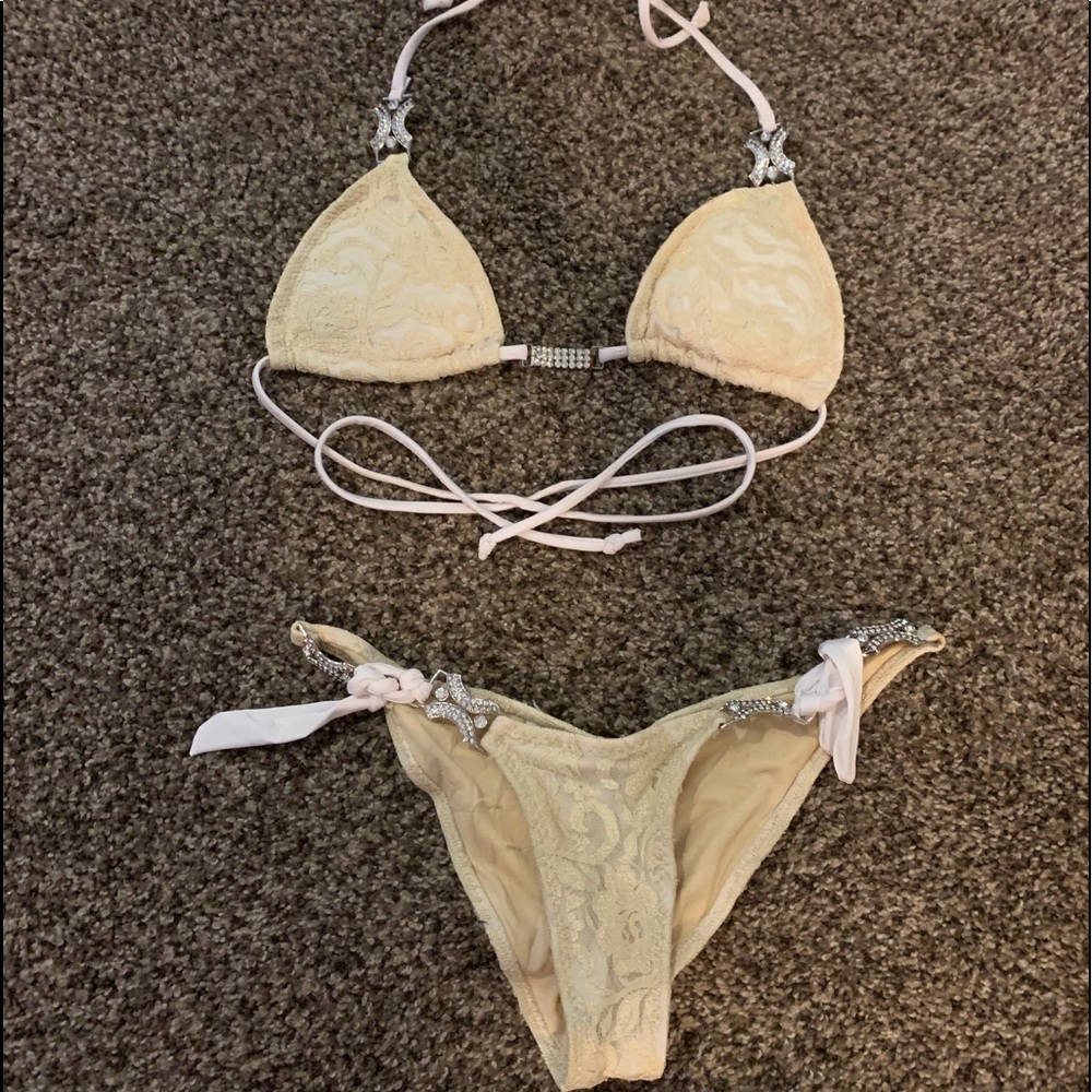 SOLD Tan Competitive Bikini XS/SM